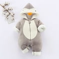 thumbnail image 2 of SXcggal Baby Clothes Newborn Boy Girl Thick Fleece Snowsuit Winter Warm Coats Infant Hooded Romper Jumpsuit Cute Cozy Girls Clothes, 2 of 3