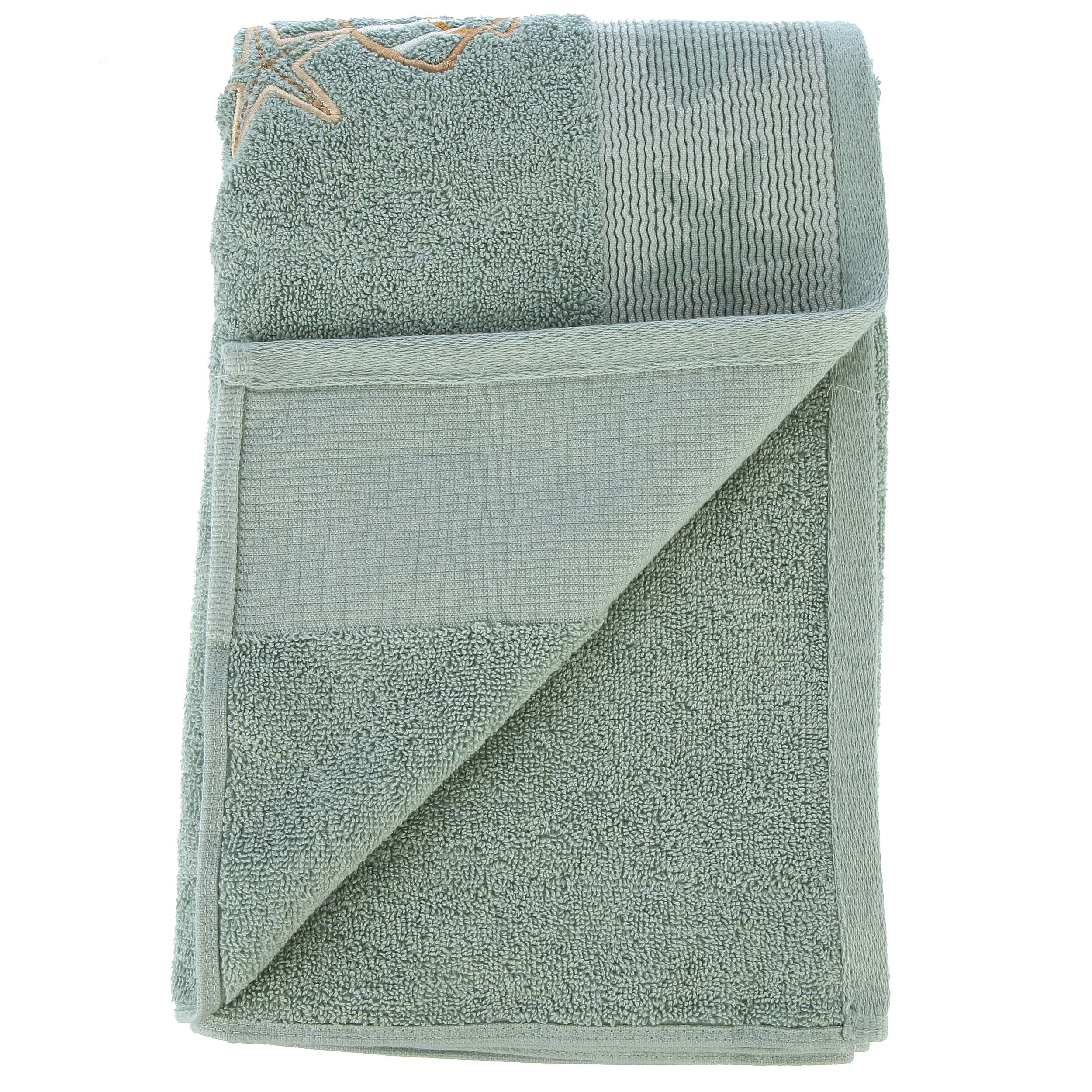 Better Homes & Gardens Coastal Bath Towel, Teal, 27" x 52"