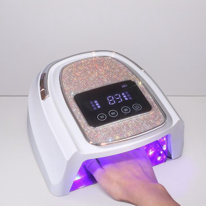 Rechargeable Portable Nail Lamp - Quick-drying UV LED Lamp, Wireless Gel Nail Polish Dryer, Suitable for Manicure, Travel and Home Use