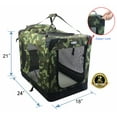 thumbnail image 2 of EliteField 3-Door Folding Soft Dog Crate with Carrying Bag and Fleece Bed (2 Year Warranty), Indoor & Outdoor Pet Home, 2 of 6