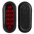 thumbnail image 4 of Lámpara 2 Piezas 10 LED Luz De Posición Lateral 6 Pulgadas Rojo Ovalado Impermeable Camión Luz Trasera Montada En Superficie, 4 of 7