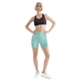 thumbnail image 4 of Tumotour Yoga Athletic Shorts For Women High Waisted Pants Workout Shorts Hip Stretch Underpants Running Pants Tennis Shorts Biker Shorts With Pockets, 4 of 8