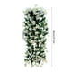 thumbnail image 3 of Cesta de flores artificiales de ratán para colgar en la pared, ideal para decorar interiores y exteriores, bodas, lirios de plástico., 3 of 6