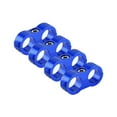 thumbnail image 2 of kanaroous 4Pcs Hose Separator Clamp 4AN 8AN Adapter 12AN 6AN Clamp Separator for Fuel Hose Oil 10AN Line，4Pcs/lot For Oil for Fuel Line。 blue AN8, 2 of 6