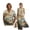 Mountain Forest, variant on FOR U DESIGNS Green Tree Leaf Print Linen-Like Couple Matching Outfits Men's Button Down Shirt Women's Sleeveless Dress with Pockets for Beach Vacation