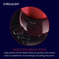 thumbnail image 3 of Teakettle Circulon Esmalte Steel Whistling 2 L, color rojo, 3 of 9