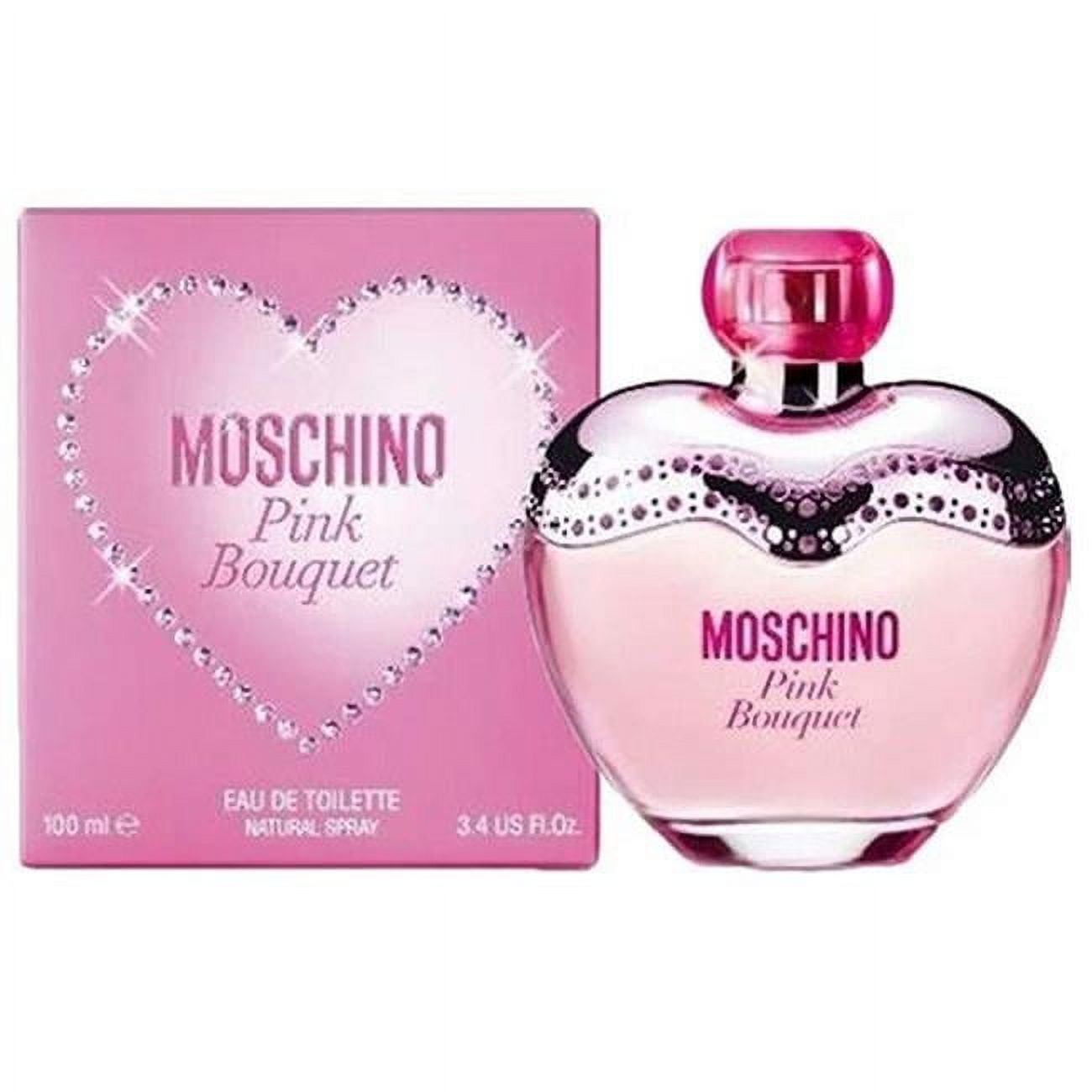 Moschino Pink Bouquet Eau De Toilette Spray for Women, 3.4 oz