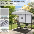 thumbnail image 6 of EAGLE PEAK 6 x 4 Pop-up Canopy, Adjustable Height,Straight Lightweight Compact Portable Tent, Gray, 6 of 9