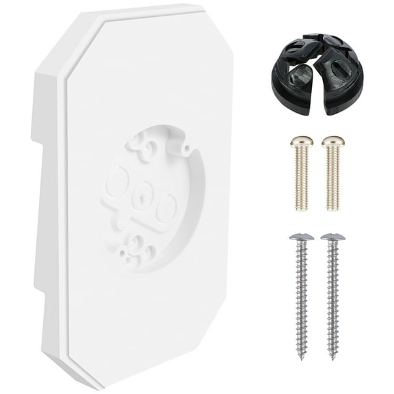 Siding Mounting Kit Plastic Siding Mounting Block Outdoor Light Mounting Block Textured Siding Mounting Plate for 1/2inch Lap Double and 4inch Height Siding