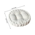 thumbnail image 3 of Nkmbld Chair Cushions Seat Cushion, Thickened Tatami Cushion Corduroy Chair Pads for Dining Room, Kitchen, Office, Rocking Chairs, Home Decor, White, 3 of 8
