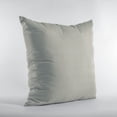 thumbnail image 3 of Plutus Light Grey Solid Shiny Velvet Luxury Throw Pillow - Double sided 20" x 26" Standard, 3 of 5