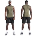 thumbnail image 6 of Men's Compression Shirt 4Pack Base Layer Fitness WorkoutSet Gym Clothing for Men, 6 of 9