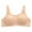 Beige, variant on Jsaierl Womens Bras No Wire Push Up T-shirt Bras Seamless Full Coverage Bralettes Soft Daily Full Figure Bras