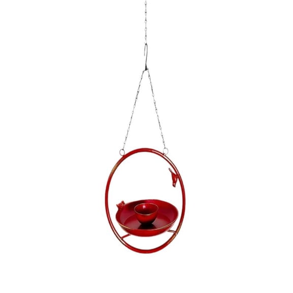 Hanging Metal Bird Feeder for Garden Outdoor, Stable Bird Feeding Station, Weather Resistant Wild Bird Tray