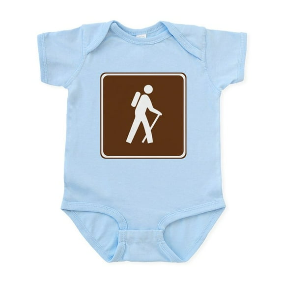 CafePress - Hiking Trail Sign Infant Bodysuit - Baby Light Bodysuit, Size Newborn - 24 Months
