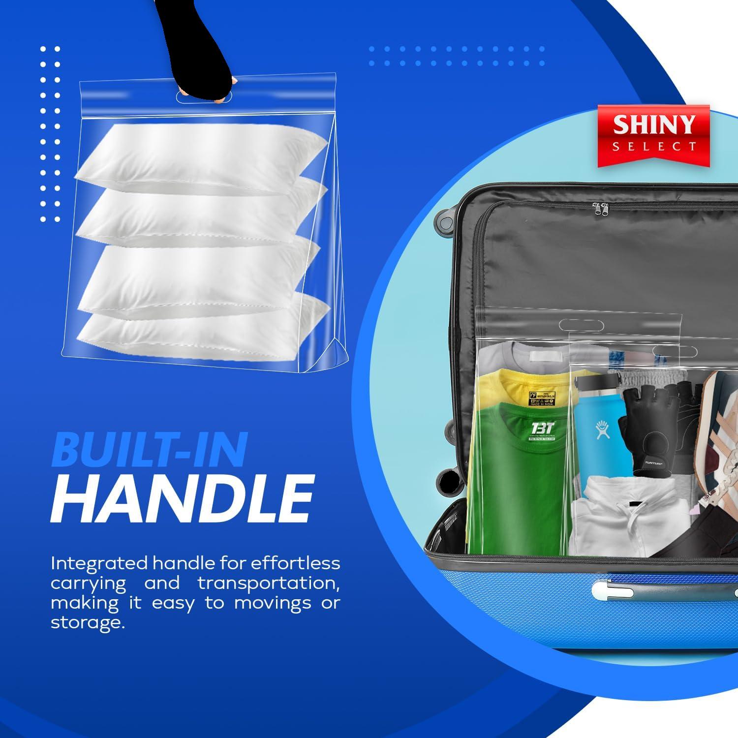 Shiny Select 10 Gallon Jumbo Storage Bags, 12 Pack photo 2