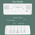 thumbnail image 3 of Digital Clock, LED Alarm Clock for Bedroom, Electronic Desktop Clock with Temperature DisplayStyle 4, 3 of 6