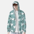 thumbnail image 3 of Picia whiter Snow bear Print Women's Men's UPF 50+ Sun Protection Hoodie Shirt Long Sleeve SPF Fishing Outdoor UV Hiking Lightweight Shirts-3X-Large, 3 of 9