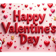 thumbnail image 4 of Valentine's Day Backdrop Romantic Roses Happy Valentine's Party Banner Love Decorations Photography Props Event Background, 4 of 4