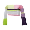 thumbnail image 1 of Pull Court pour Femmes Haut Ajouré Y2k/E Pull-Over Mode Urbaine pour Filles, 1 of 6