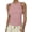 Pink#25, variant on HAJWOH Tank Tops for Women Ribbed Racerback Top Shirts High Neck Tank Casual Slim fit Basic Summer Tops