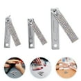 thumbnail image 4 of Quentinu Stainless Steel Rhinestone Nail Clipper Set Anti Splash Manicure Tools Pedicure Kit For Home And Travel For Fingernails And Toenails, 4 of 6