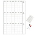 thumbnail image 2 of Undated 3-Month Erasable Wall Calendar With Wall-Mounted Design, Reusable Planning Board For Home Organization & Task Tracking At Home Or Office, 1 Calendar + 2 Erasable Markers, 2 of 7