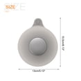 thumbnail image 2 of Tub Stopper Silicone Bathtub Drain Stopper Shower Drain Plugs Cover, Grey, 2 of 7