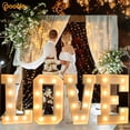 thumbnail image 3 of Carpa con letras Pooqla iluminadas, 90 cm, luz LED blanca cálida E, 3 of 7