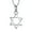 Silver, variant on Bling Jewelry Womens Classic Delicate Religious Judaica Hanukkah Intertwined Magen Star of David Pendant Necklace .925 Sterling Silver