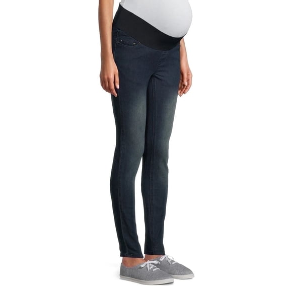 Times Two Super Soft Underbelly Denim Skinny Five Pocket Maternity Jean