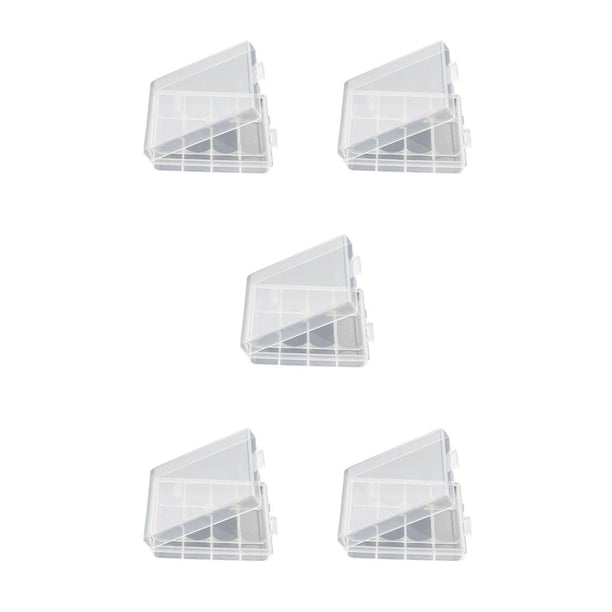 Kenally Battery Case Holder Multi-Compartments Container Bag Organizer Box for AA AAA Rechargeable Batteries Outdoor Exploration Hiking Type2