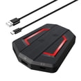 thumbnail image 1 of Adaptador Irfora HXSJ P6 Adaptador de teclado y mouse Conversor de mouse portátil Reemplazo para N-Switch PS4 PS3 XBox One 360 con luz de respiración de cuatro colores Irfora Adaptador, 1 of 7