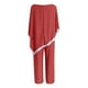 thumbnail image 5 of Conjunto de top con lentejuelas y pantalones anchos para mujer, 3 piezas, 5 of 5