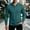 Green, variant on Rvasteizo Mens Collared Shirts Solid Casual Long Sleeve Collared Button Up Pocket Top for Fall Winter Daily XL