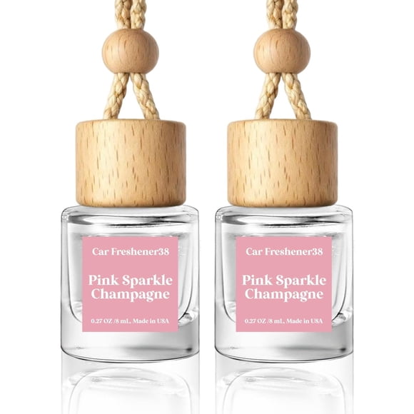 Ambientador para auto HoogaLife 2 unidades Pink Sparkle 16 ml