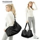 thumbnail image 3 of Bolsa deportiva Wassdins Small con compartimento para zapatos para mujer, color negro, 3 of 6