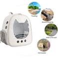 thumbnail image 5 of Lishi Portable Transparent Pet Travel Backpack for Cats and Dogs, 5 of 5
