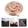 thumbnail image 2 of 1Pc Rotation Diamond Design Belt Fastener Smooth Men Buckle Clothing Accessory, 2 of 7