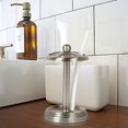 thumbnail image 3 of Tatara Group  DR4H Dual Ridge Collection Toothbrush Holder - Brushed Nicke, 3 of 4