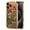 Green, variant on For iPhone 14 Pro Max Phone Case,2-in-1 Magnetic Detachable Back Design,Compatible with Wireless Charging,Retro Flowers Or Butterflies Pattern,Anti-Scratch Shockproof Phone Case,Pink