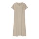 thumbnail image 3 of WILLBEST Vestido De Verano Para Mujer, Vestido Informal Holgado De Lino Con Cuello En V Y Manga Corta, Vestido De Día Cómodo De Color Sólido, 3 of 3