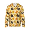 thumbnail image 1 of Fotbe Funny Chicken Chaqueta con Protección Solar UPF 50+ para Hombre y Mujer, Camisa con Capucha y Bolsillos-Small, 1 of 7