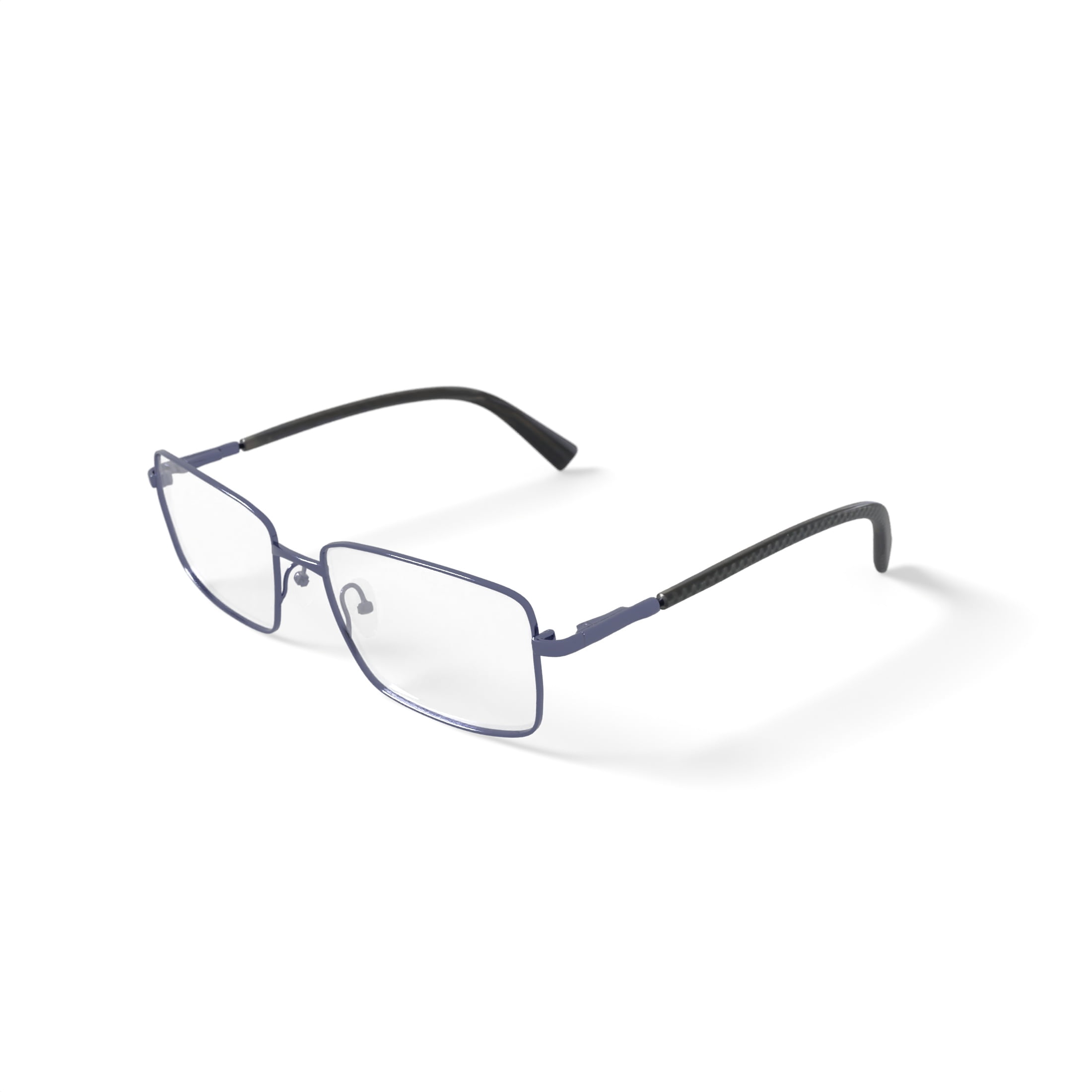 Walmart Men's Eyeglasses, MK10408, Gray, 57-18-140, with Case