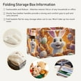 thumbnail image 5 of Coolnut Easter Cute Rabbit Large Storage Basket 2PCS,Cute Koala Collapsible Toy Storage Box Laundry Basket with Handle,Used for Home Closets, Offices, Bedrooms Halloweenation Home Decor, 5 of 7