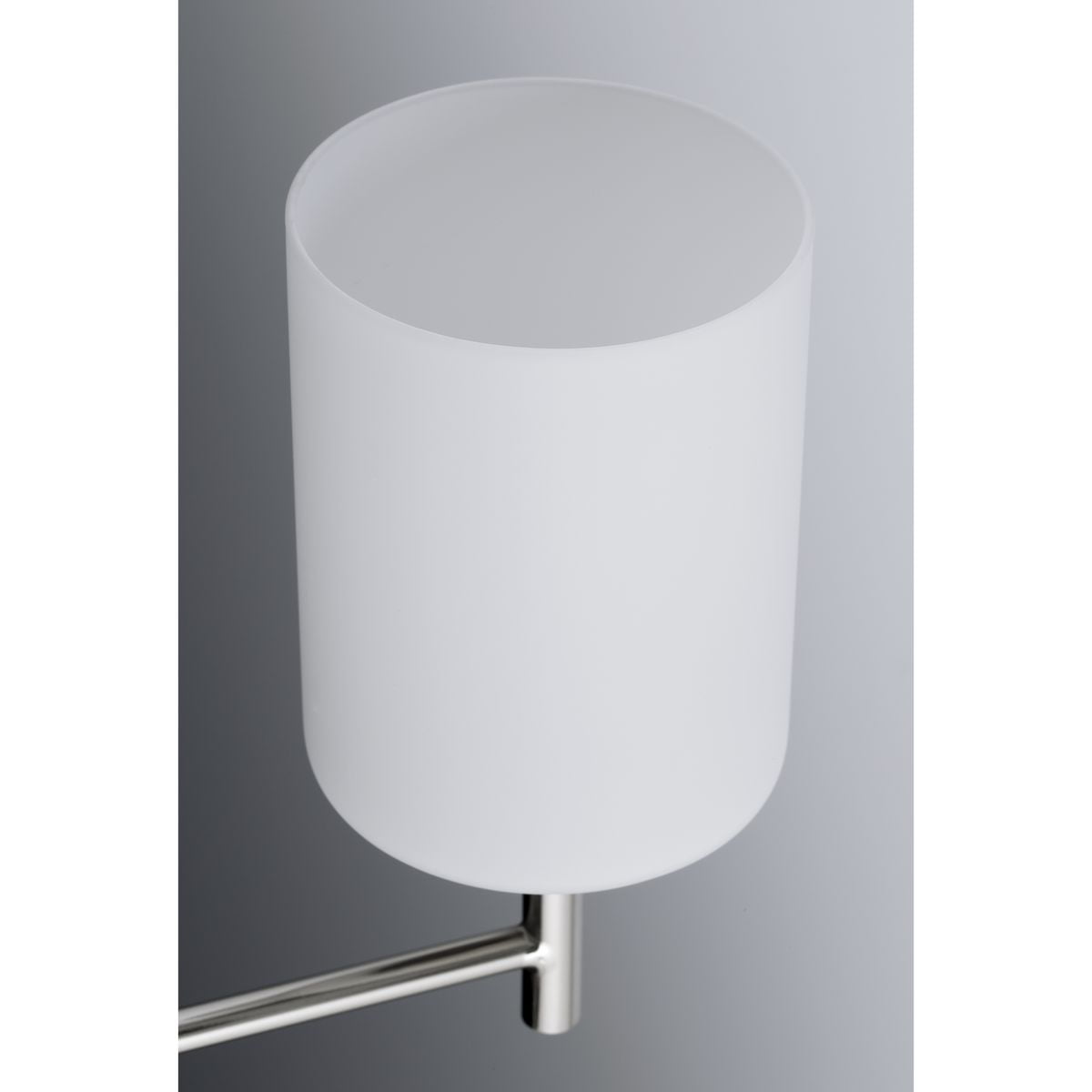 Progress Lighting Replay Collection 9.75" 1 Light Polished Nickel Etched Glass Bath Vanity Light