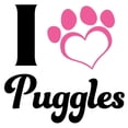 thumbnail image 2 of CafePress - I Love Puggles Mugs - Insulated Stainless Steel Travel Tumbler 20 oz., 2 of 3