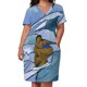 thumbnail image 2 of Vestido de verano 2025 con bolsillos sueltos y ondas Choice para mujer, vestido de fiesta de noche, 2 of 6