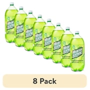 (8 pack) Great Value Mountain Lightning Citrus Flavored Soda Pop, 2 Liter Bottle