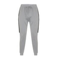 thumbnail image 3 of Men's Casual Sweatpants Sports Pants Fashionable Edge Splicing Sports Pants Men's Elastic Waist Sweatpants Pants, 3 of 8